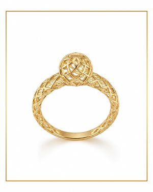 Anillo Esfera Entrelazada