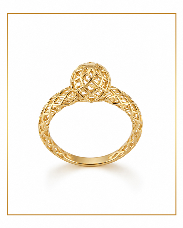Anillo Esfera Entrelazada