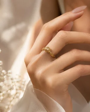 Anillo Esfera Entrelazada
