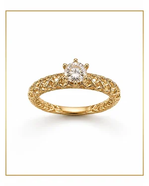 Anillo Hilos de Oro