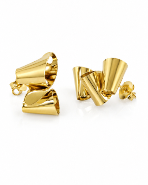 Aro Curvas Orgánicas 22mm: 18k